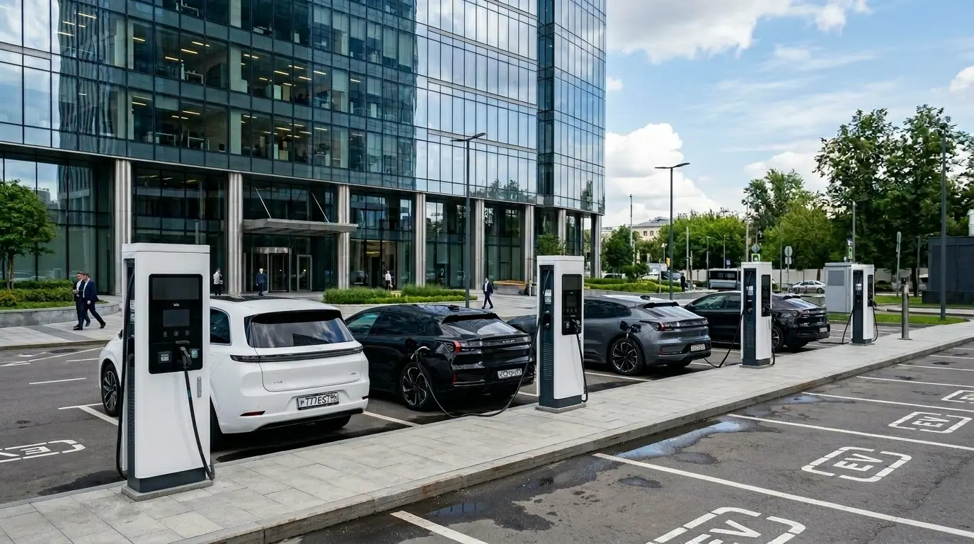 EV зарядка для бизнес-центров