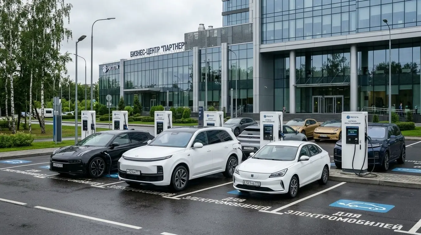 Корпоративные зарядные станции для автопарков